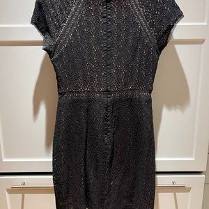 BCBG Little Black Lace Dress